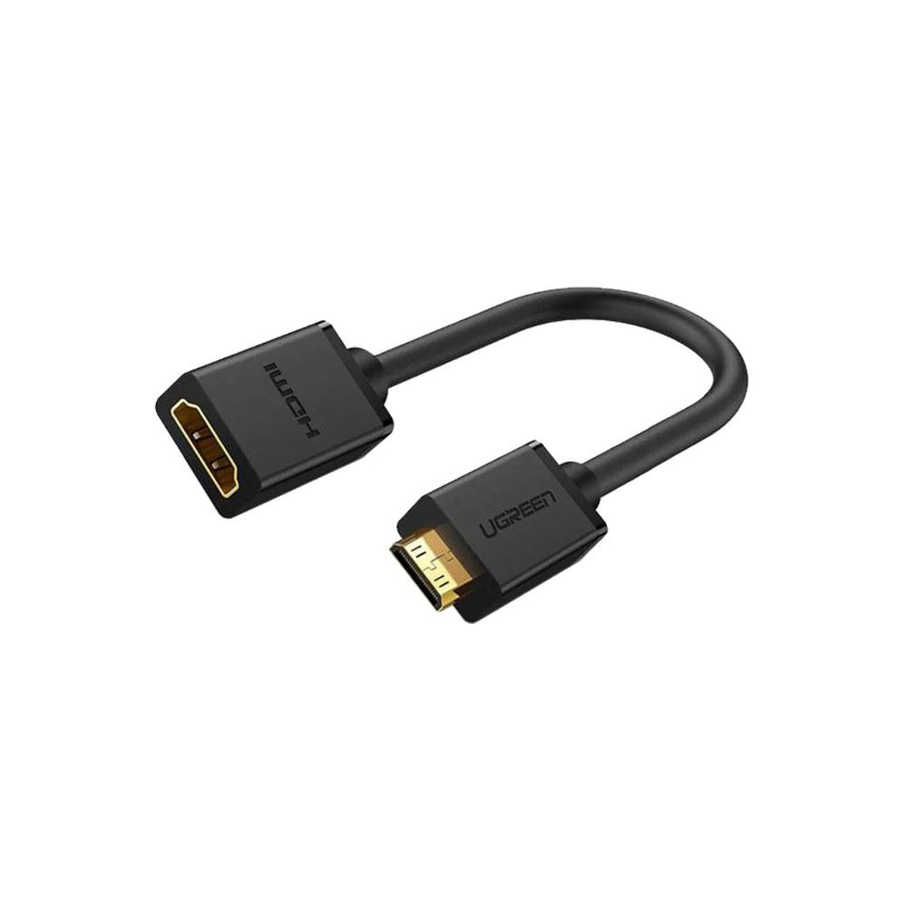 JIBGO - จิ๊บโก จำหน่ายสินค้าหลากหลาย และคุณภาพดี | ADAPTER/CONVERTER (อุปกรณ์แปลงสัญญาณ) UGREEN MINI HDMI TO HDMI FEMALE 22 CM [20137]